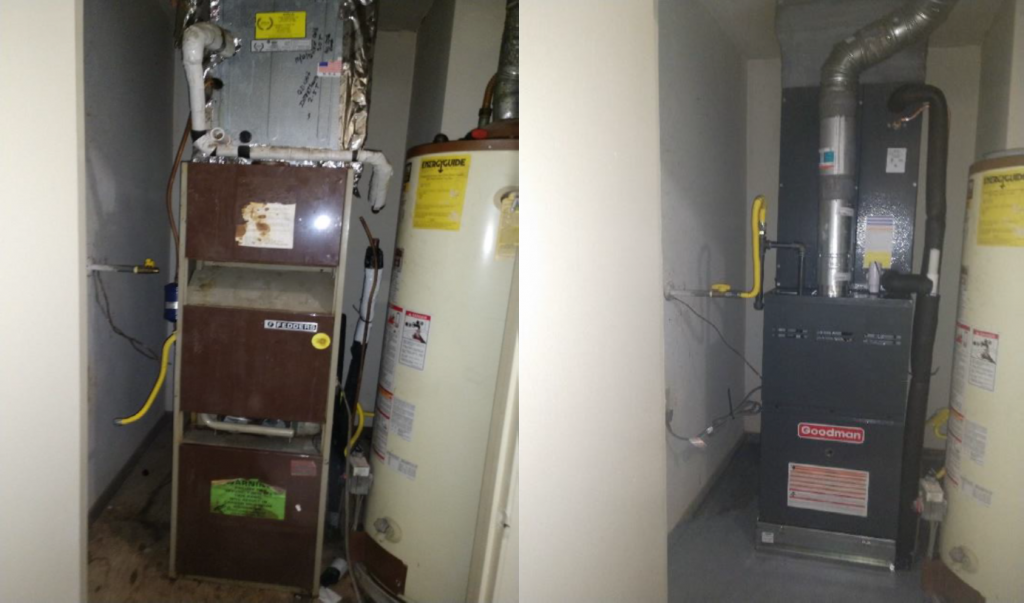 Before and After Picture 2 of Interior HVAC